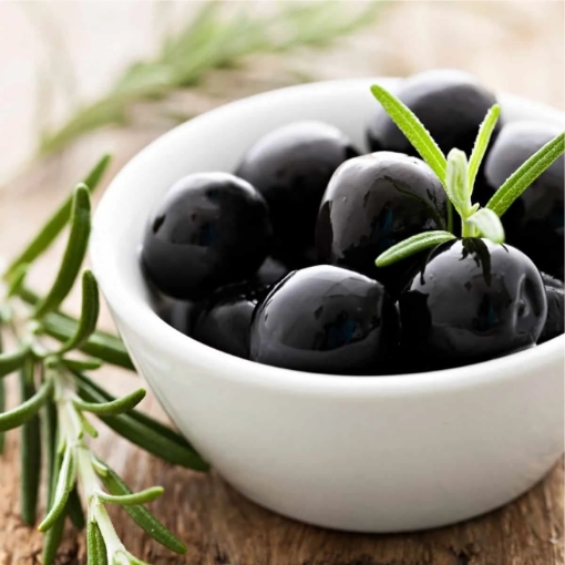 Picture of MEDITERRANEAN DELICACIES BLACK WHOLE OLIVES 3kg