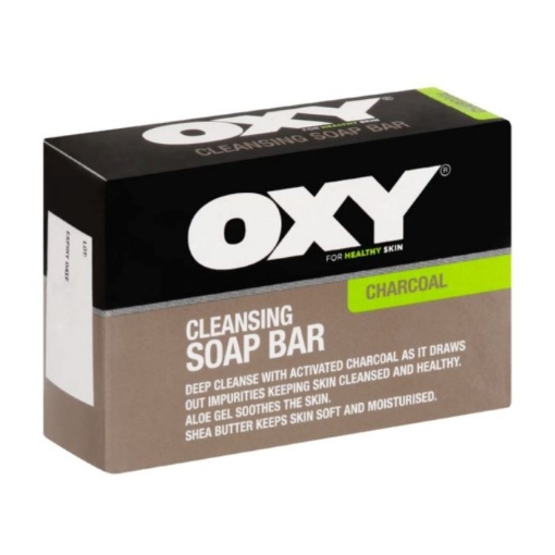 Picture of OXY CHARCOAL CLEANSING SOAP BAR 75g 