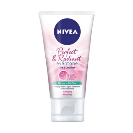 Picture of NIVEA PERFECT & RADIANT EVEN TONE 3-IN-1 FACE CLEANSER/MASK 50ml 