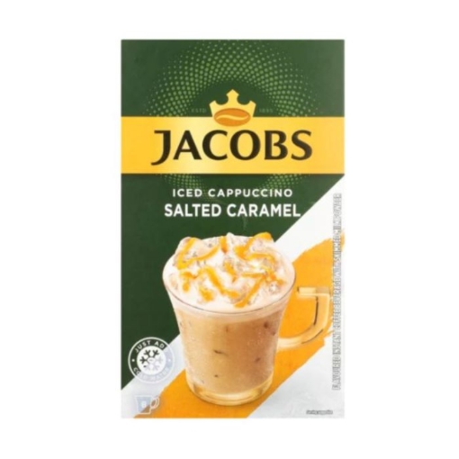 Picture of JACOBS ICED CAPPUCCINO SALTED CARAMEL INSTANT COFFEE 8x21.5g