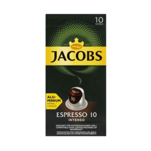 Picture of JACOBS ESPRESSO 10 INTENSO COFFEE CAPSULES 10's  