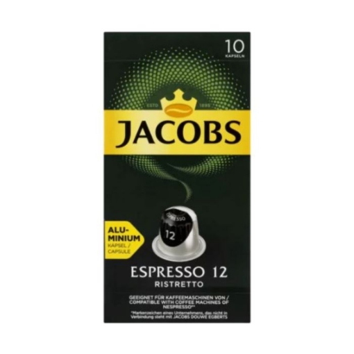 Picture of JACOBS ESPRESSO 12 RISTRETTO COFFEE CAPSULES 10's  