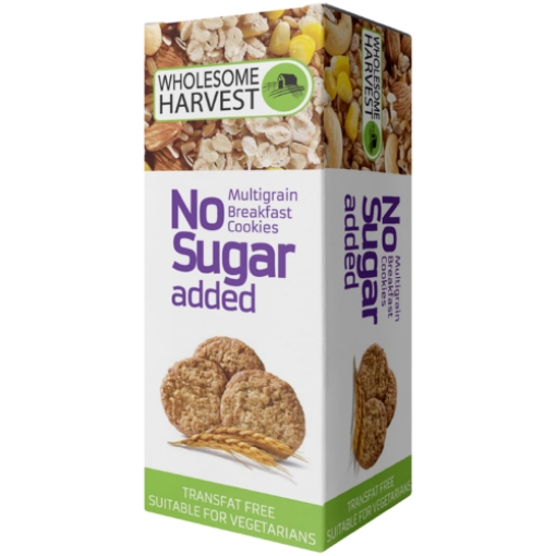Picture of WHOLESOME HARVEST SUGAR FREE BISCUITS - MULTIGRAIN 75g