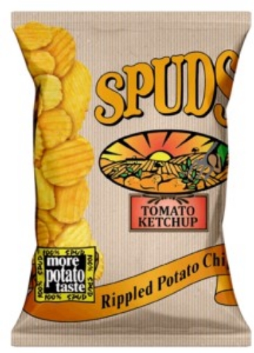 Picture of SPUDS TOMATO KETCHUP POTATO CHIPS 75g