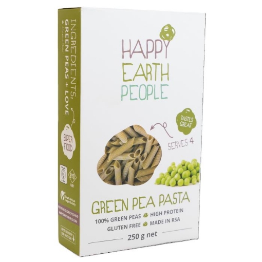 Picture of HAPPY EARTH PEOPLE PASTA GREEN PEAS PENNE 250g