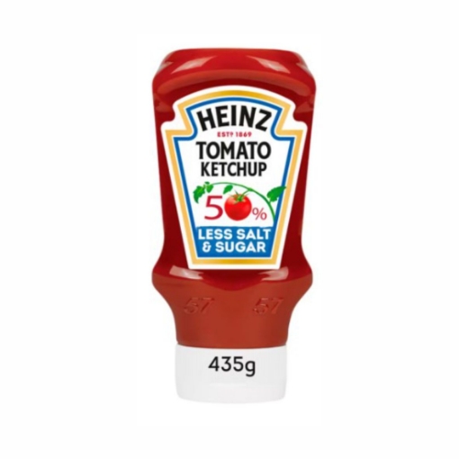 Picture of HEINZ 50% LESS SUGAR TOMATO KETCHUP 435g