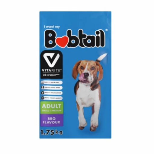 Picture of BOBTAIL BBQ FLAVOURED SMALL & MEDIUM ADULT DOG FOOD 1.75kg 