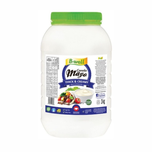 Picture of B-WELL THICK & CREAMY CANOLA MAYONNAISE 3kg 