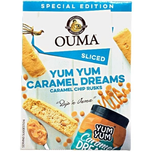 Picture of OUMA SLICED RUSKS - CARAMEL DREAMS 450g