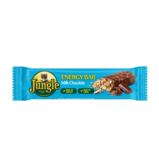 Picture of JUNGLE MILK CHOCOLATE ENERGY BAR 40g 