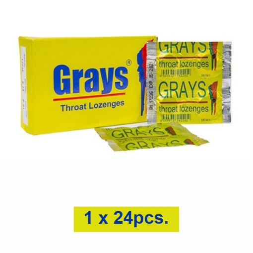 Picture of GRAYS THROAT LOZANGES 24pcs