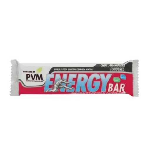 Picture of PVM CHOCOLATE STRAWBERRY ENERGY BAR 45g