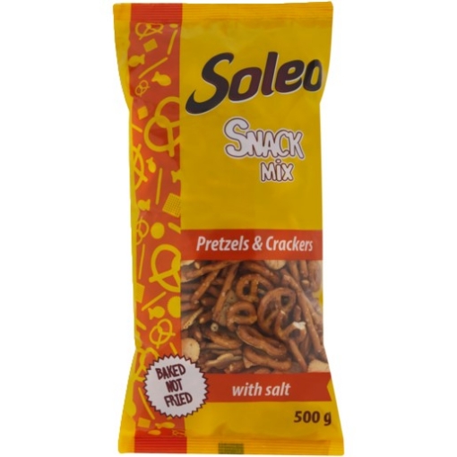 Picture of SOLEO PRETZELS & CRACKERS SNACK MIX 500g