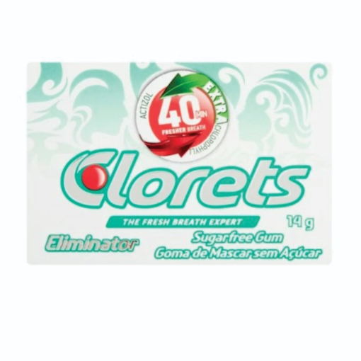 Picture of CLORETS ELIMINATOR SUGAR FREE GUM 1's
