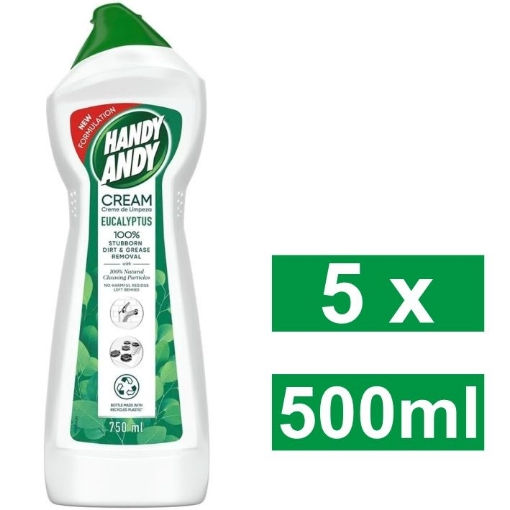 Picture of HANDY ANDY EUCALYPTUS MULTIPURPOSE CLEANING CREAM 5x500ML