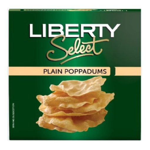 Picture of LIBERTY SELECT POPPADUMS PLAIN 110g