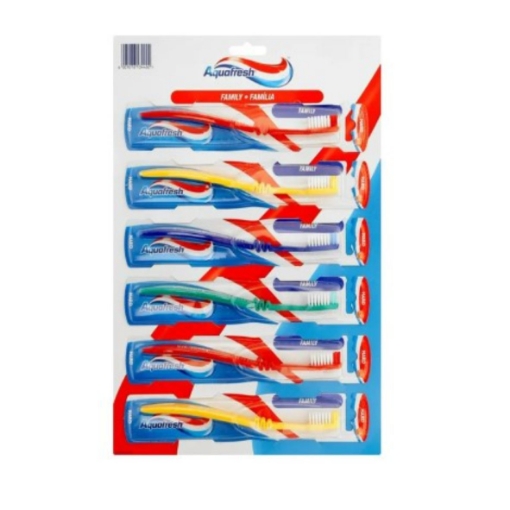 Picture of AQUAFRESH HARD FAMILY MANUAL TOOTHBRUSHES CARDED
