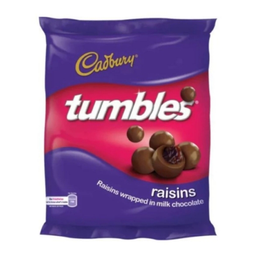 Picture of CADBURY CHOCOLATE TUMBLES WITH RAISINS 200g