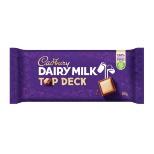 Picture of CADBURY DAIRY MILK TOP DECK CHOCOLATE SLAB 150g  