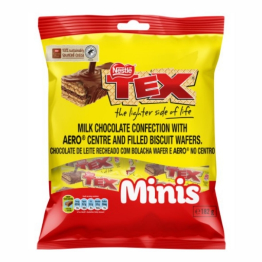 Picture of NESTLE TEX MINI BAG CHOCOLATE 182g