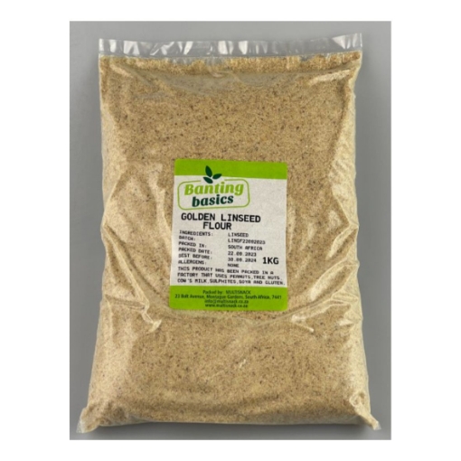 Picture of BANTING BASICS GOLDEN LINSEED FLOUR 1KG