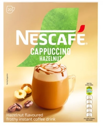 Picture of NESCAFE HAZELNUT INSTANT CAPPUCCINO 20x18g