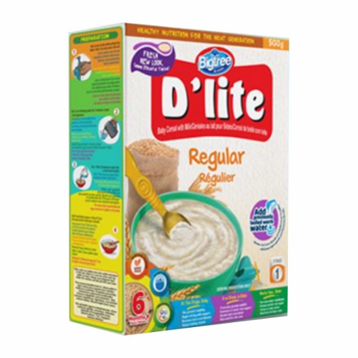 Picture of D'LITE REGULAR BABY CEREAL 500g 
