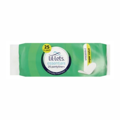 Picture of LIL-LETS ESSENTIALS UNSCENTED PANTYLINERS 25's 