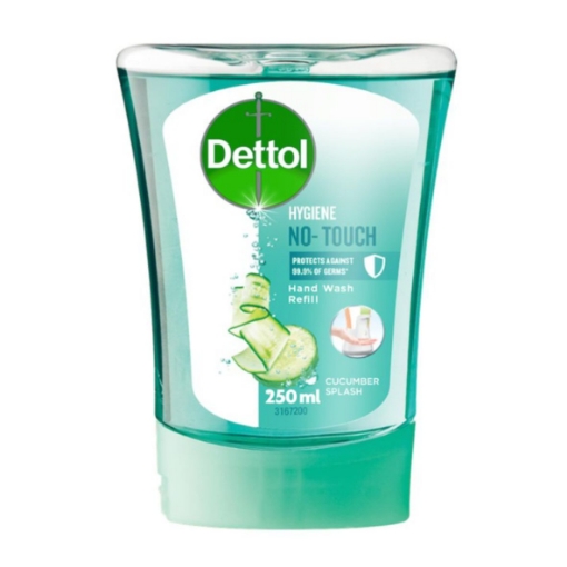 Picture of DETTOL HYGIENE CUCUMBER SPLASH NO TOUCH HAND WASH REFILLS 250ml