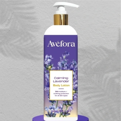 Picture of AVEFORA BODY LOTION - CALMING LAVENDER 1L