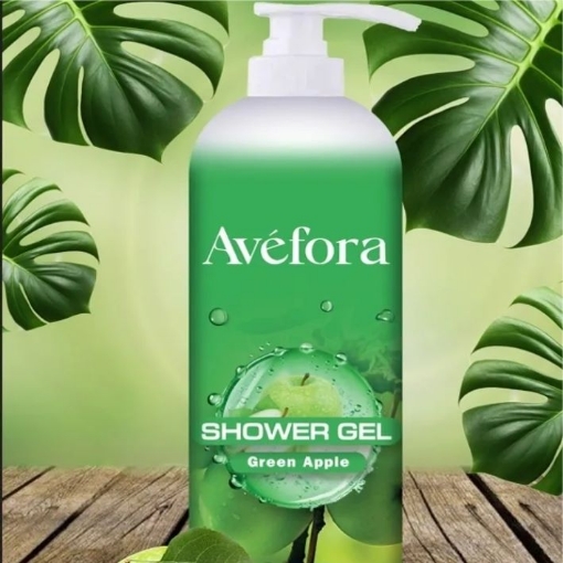 Picture of AVEFORA SHOWER GEL - GREEN APPLE 1L