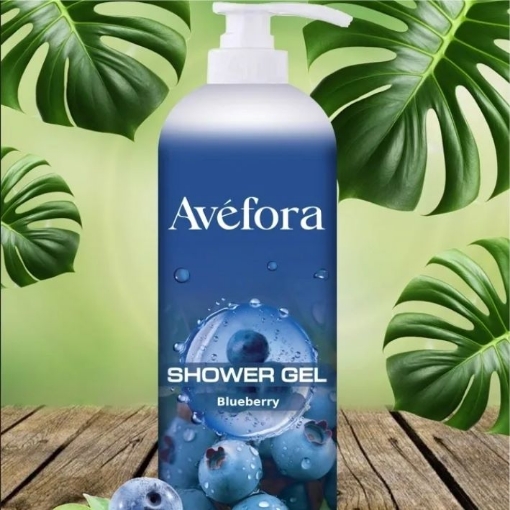 Picture of AVEFORA SHOWER GEL - BLUEBERRY 1L