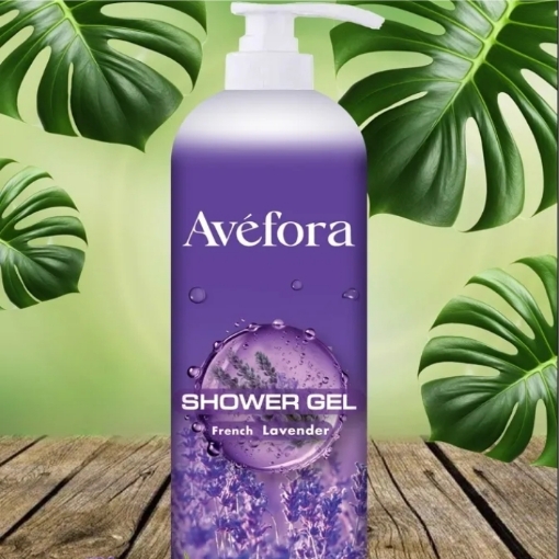 Picture of AVEFORA SHOWER GEL - FRENCH LAVENDER 1L