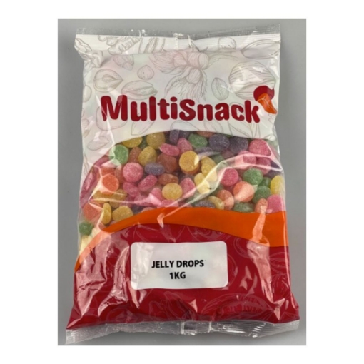 Picture of MULTISNACK JELLY DROPS TOTS 1KG 