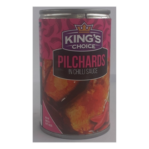 Picture of KING'S CHOICE PILCHARDS IN CHILLI SAUCE 155G