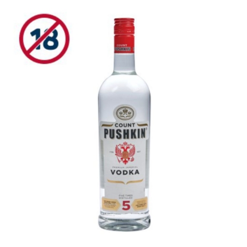 Picture of COUNT PUSHKIN PREMIUM IMPERIAL VODKA BOTTLE 750ML