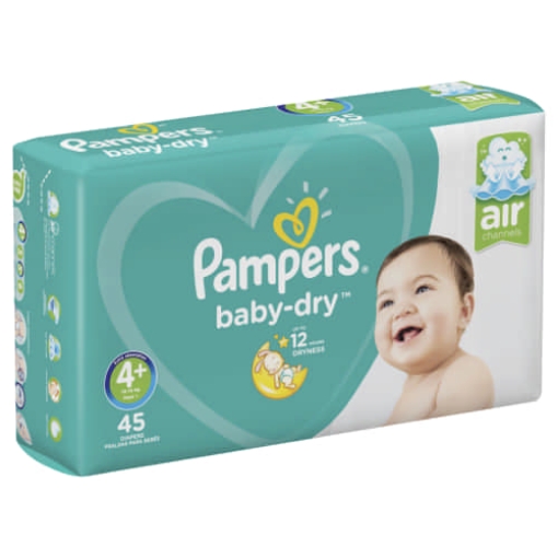 Picture of PAMPERS S4 MAXI PLUS ACTIVE BABY DIAPERS VALUE PACK 1x62