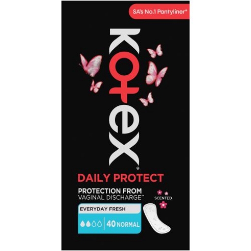 Picture of KOTEX  DAILY PROTECT  SCENTED PANTYLINERS 40's 