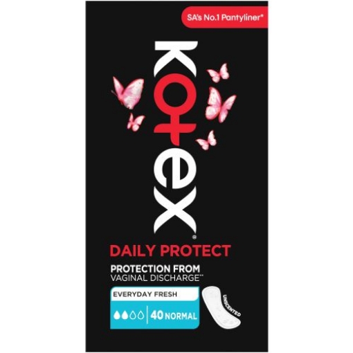 Picture of KOTEX  DAILY PROTECT PANTYLINERS 40's