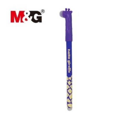 Picture of M&G GIRAFFE SHAPE 0.5MM BLUE ERASABLE GEL PEN 