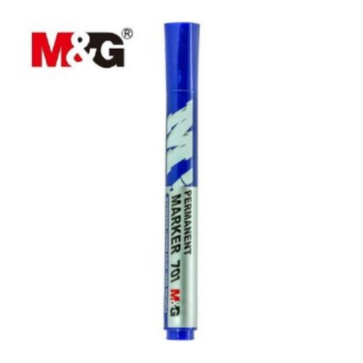 Picture of M&G ROUND TIP BLUE PERMANENT MARKER   