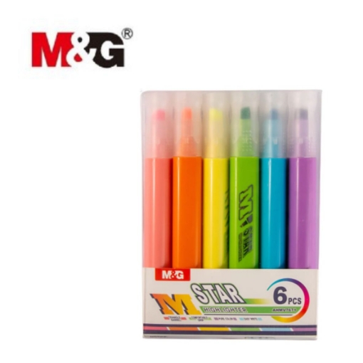 Picture of M&G 6 COLOUR DISPLAY HIGHLIGHTERS