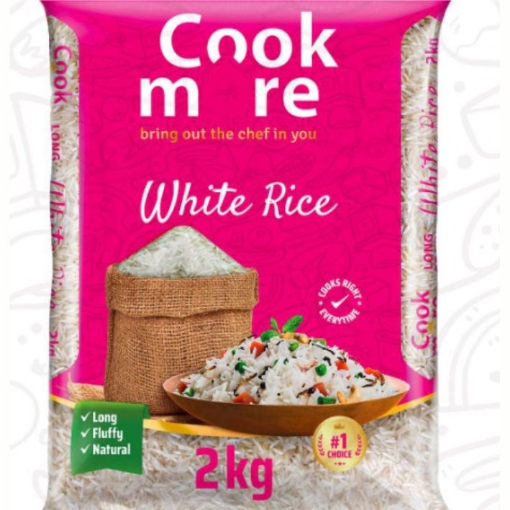 Picture of COOKMORE LONG GRAIN RICE 2KG