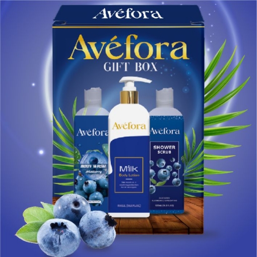 Picture of AVEFORA BLUEBERRY LUXURY GIFT SET 