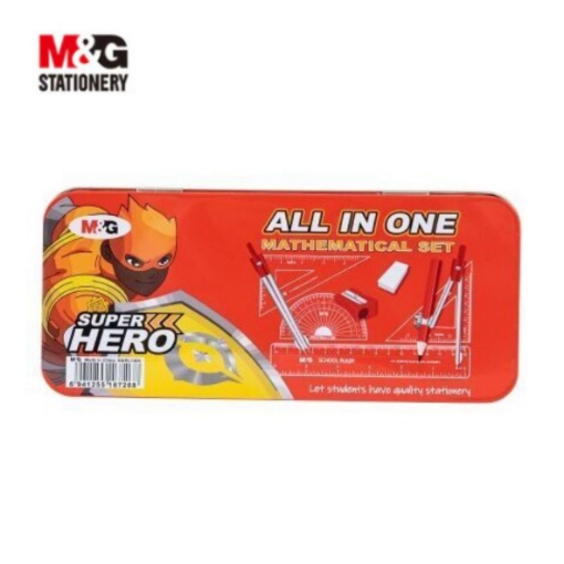 Picture of M&G METAL BOX MATHEMATICAL SET 