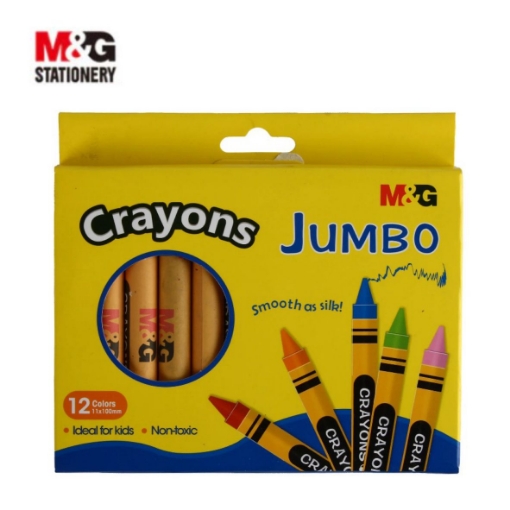 Picture of M&G 12 COLORS JUMBO CRAYONS