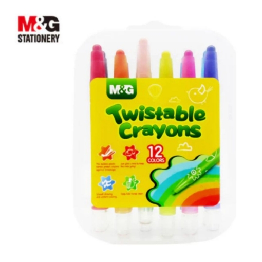 Picture of M&G 12 COLORS TWISTABLE CRAYONS 