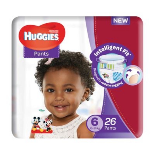 Picture of HUGGIES PANTS CARRY PACK SIZE 6, 1x26