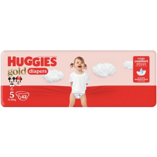 Picture of HUGGIES GOLD NAPPIES - SIZE 5, 1x42