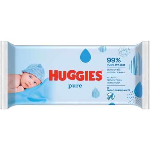 Picture of HUGGIES BABY WIPES PURE CARE 1x56